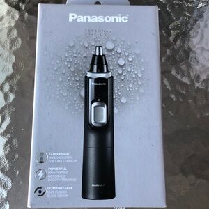 Panasonic Ear and Nose Hair Trimmer for Men with Vacuum Cleaning System,
